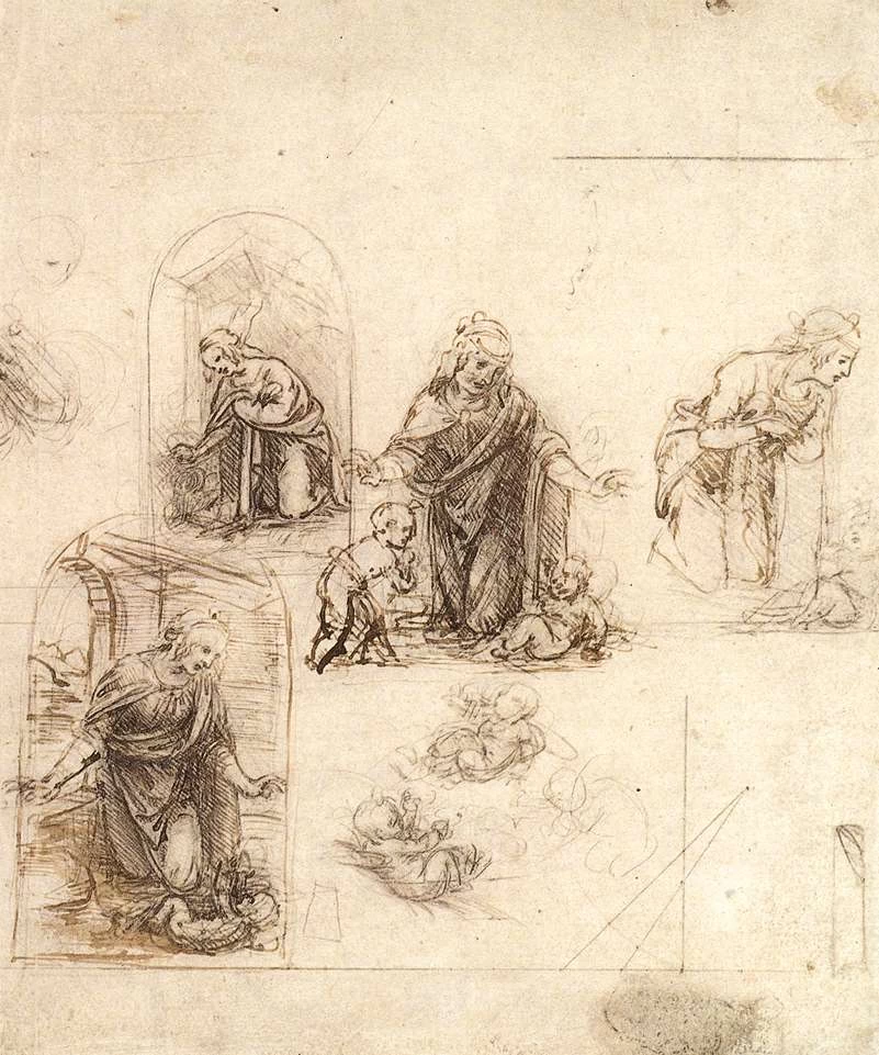 209-Studies for a Nativity